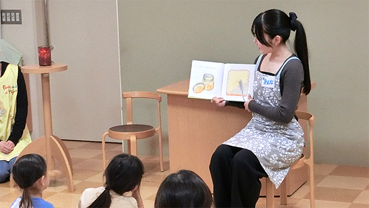 葛飾区立中央図書館にて食育のおはなし会を実施