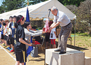 開会式 学長杯返還