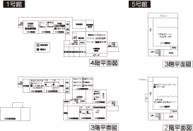 3、4階平面図