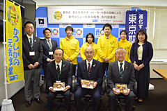 「かつしかの元気食堂」新作メニュー弁当販売先行試食会