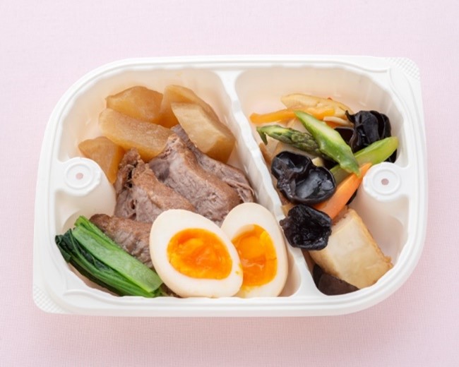 おにぎり沢山食べられちゃう煮豚弁当